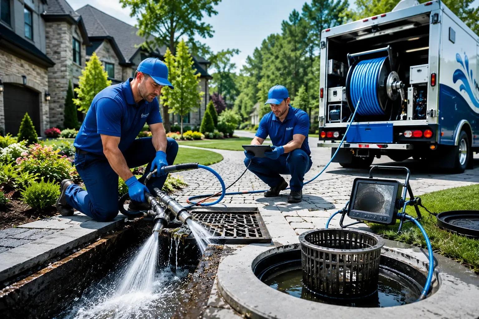 Local outdoor drain cleaning professionals in Douds, IA